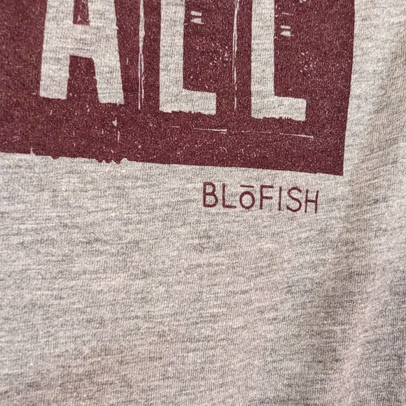 BloFish Raglan T-shirt w/ All 4 All Slogan, NEW, small - Picture 6 of 7